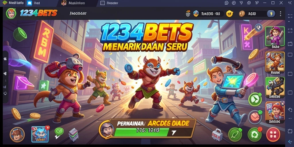 Tampilan gameplay seru dalam 1234BETS dengan grafis menarik.