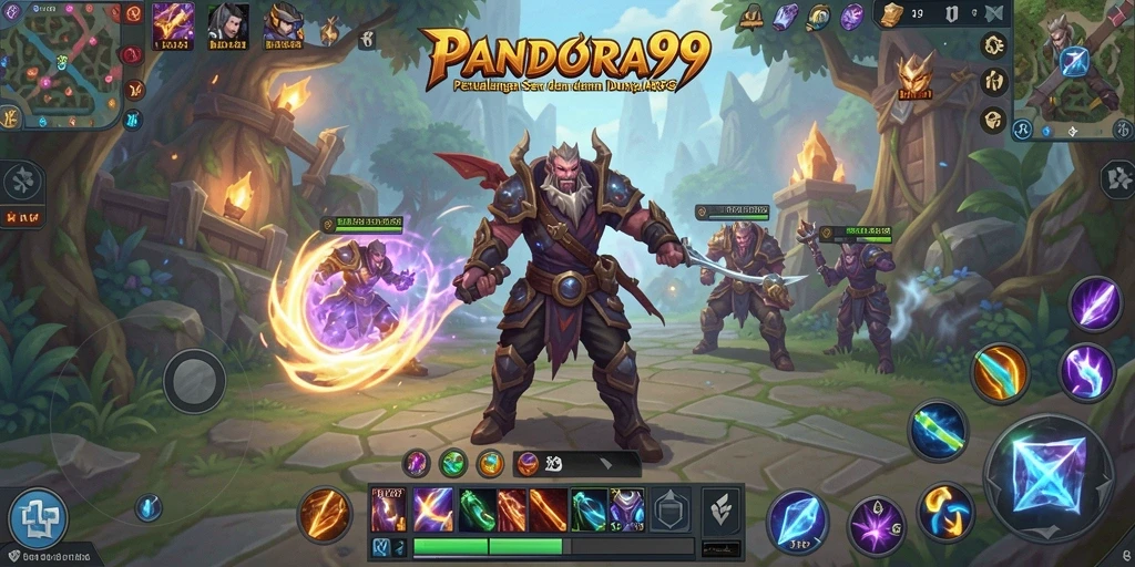 Gameplay seru dalam PANDORA99 menampilkan pertarungan epik ARPG.