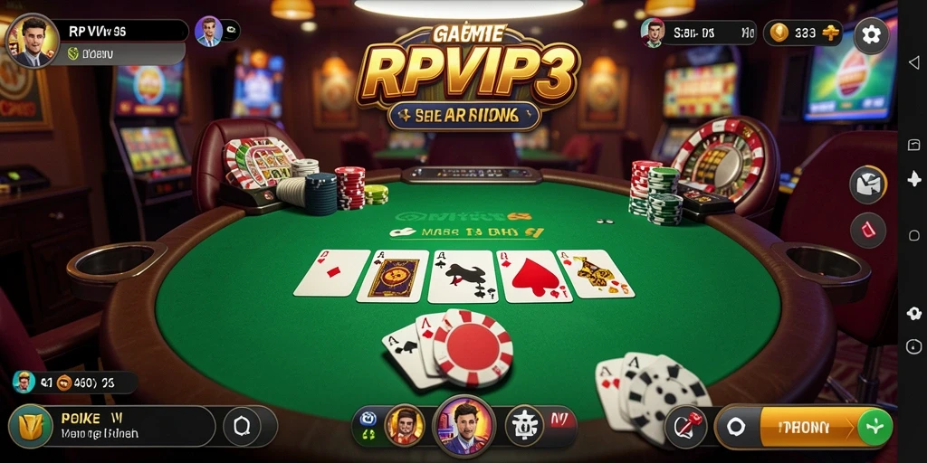 Tampilan gameplay RPVIP3 yang menegangkan dan seru.