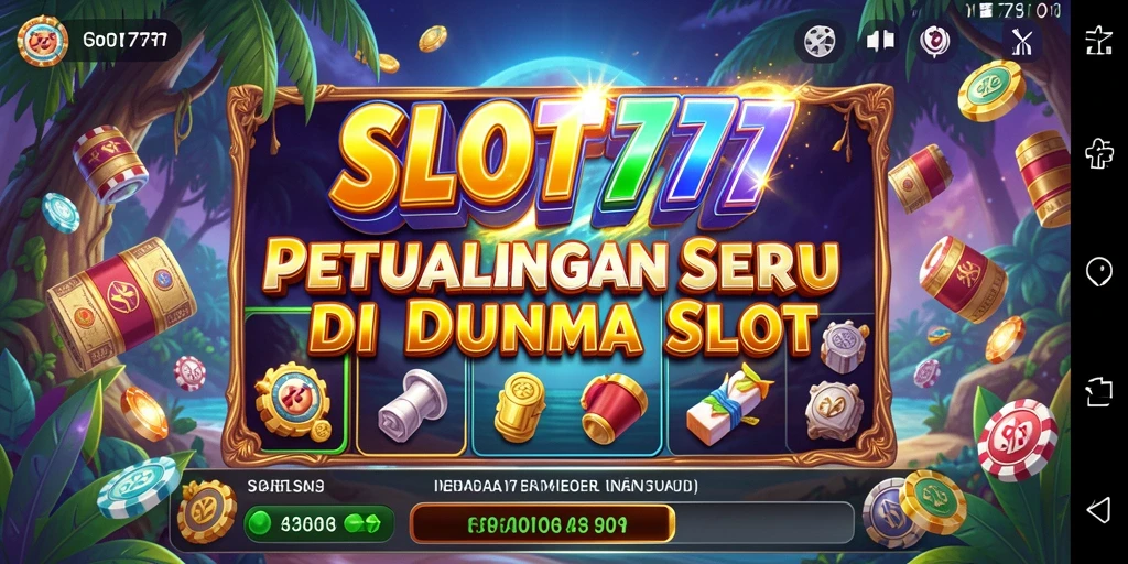 Tampilan seru dari gameplay SLOT777 yang penuh petualangan.